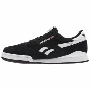 Adidasy Męskie Reebok Phase 1 Pro Czarne/Białe PL 67DXVRK